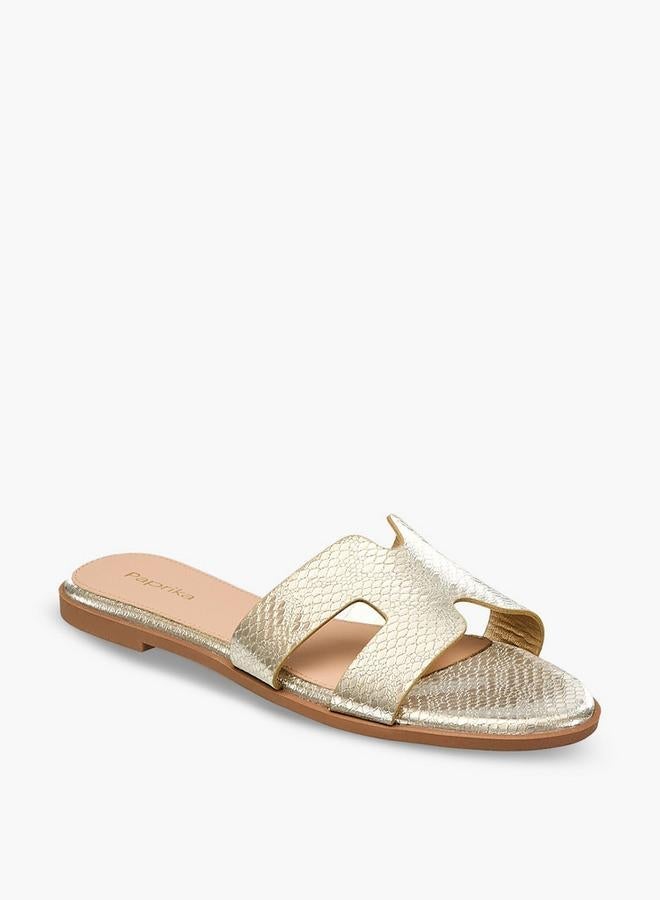 Paprika Women Textured Slip-On Sandals Ramadan Collection - Image 3